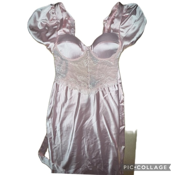 Dolls kill unholy satin maxi gown large - Picture 2 of 7